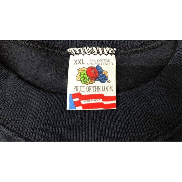 Vintage Tulsa State Fair Sweatshirt Glow In Dark Route 66 XXL New Deadstock 1992 - Picture 4 of 12